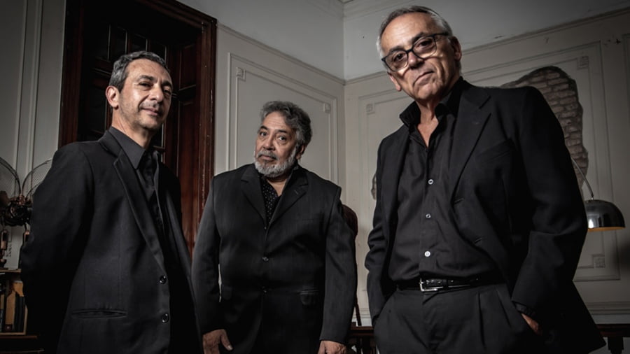 Victor Lasear, Mariano Escobar y Daniel Fiorentino, listos para el tango (Foto: Gentileza Daniela Damelio)