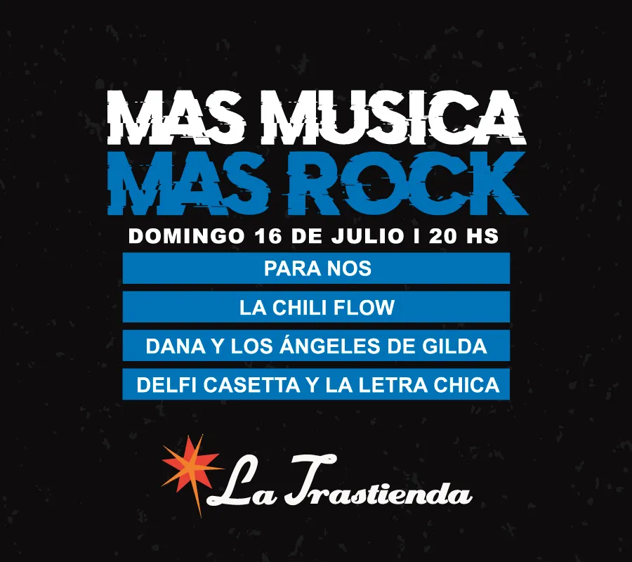 Evento - MAS MUSICA, MAS ROCK