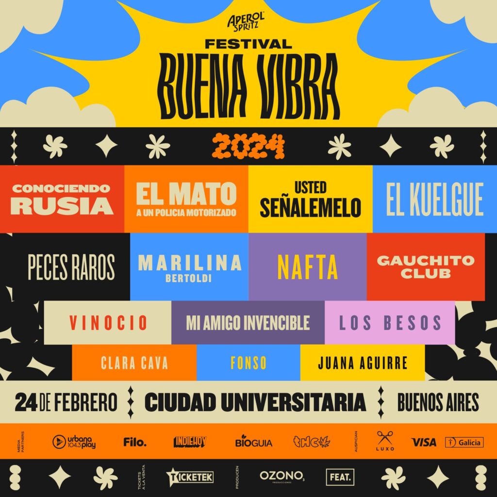 Festival Buena Vibra 2024 Ocio en Buenos aires