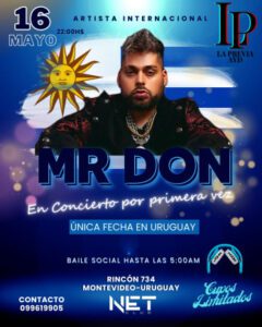 Mr Don, el artista chileno, anuncia fecha en Buenos Aires junto a su nuevo single