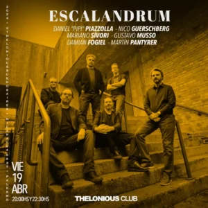 Escalandrum celebra sus 25 años con doble concierto en Thelonious