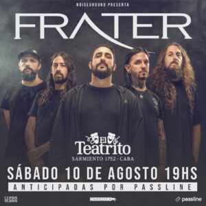 Frater presenta su nuevo disco en El Teatrito