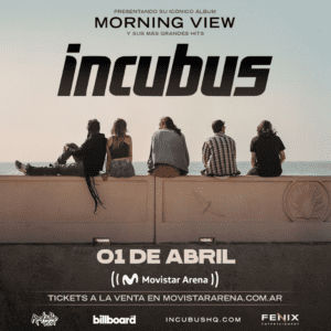 Incubus regresa a Argentina presentando Morning view y sus grandes éxitos