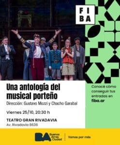 «Una antología del musical porteño» en FIBA 2024