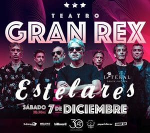 Los consagrados Estelares, celebran 30 años en El Rex de calle Corrientes